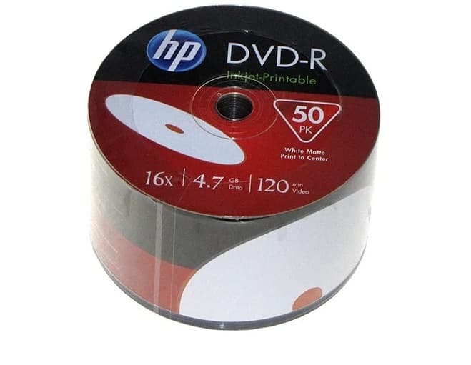  DVD+R HP 16 х 4.7Gb printable bulk (50) (600)