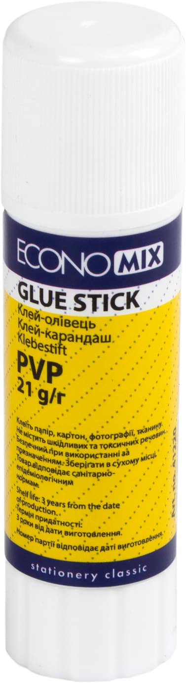 Клей-карандаш Economix Е41220 21г PVP