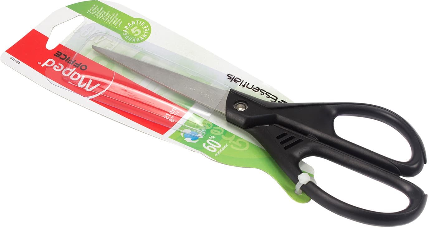 Ножницы офисные Maped Essentials Green 21 см на блистере 468110