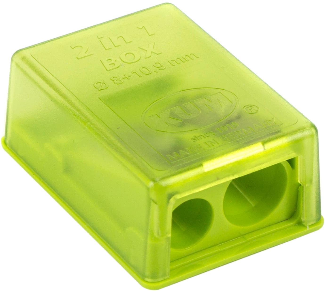 Точилка подвійна з міні-контейнером Kum Box 2-in-1K2Pop/3033521 пластикова