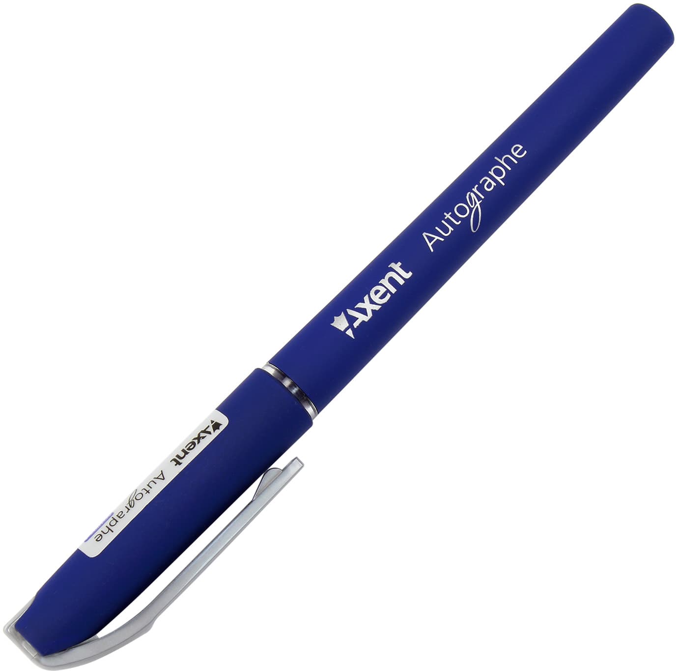 Ручка гелева Axent Autographe 0,5мм синя (12) (144) AG1007-02