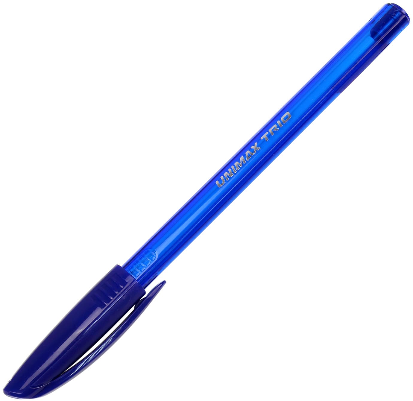Ручка кулькова Unimax Trio 1 мм синя (12) (120) UX-104-02