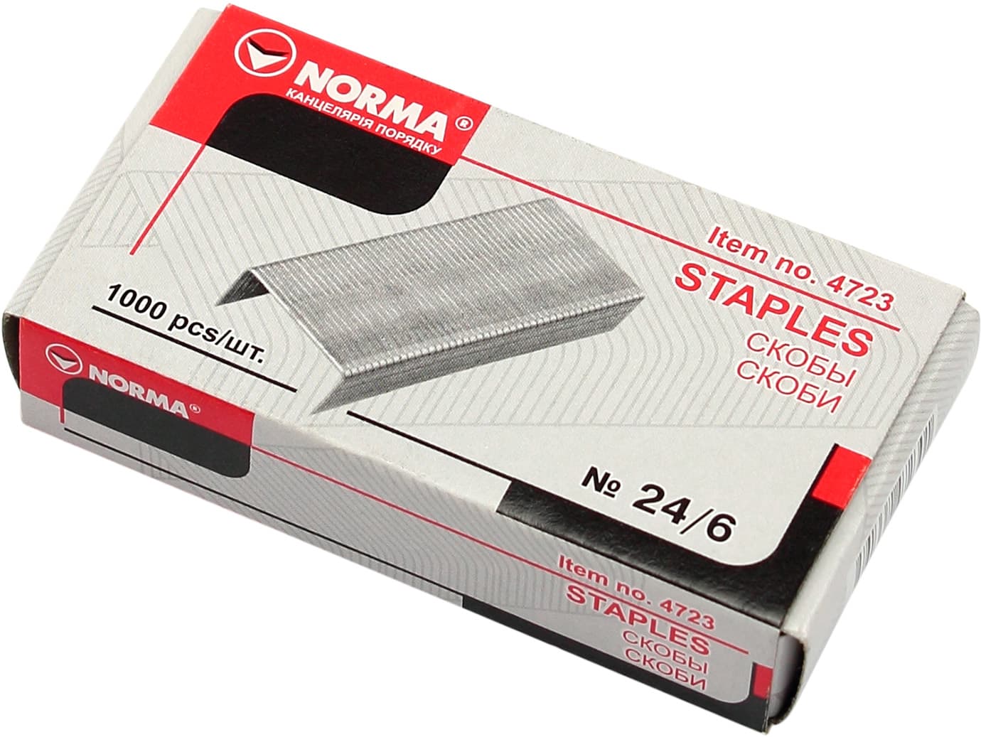 Скоби Norma 1000 шт 24/6 (10) 4723/04030250