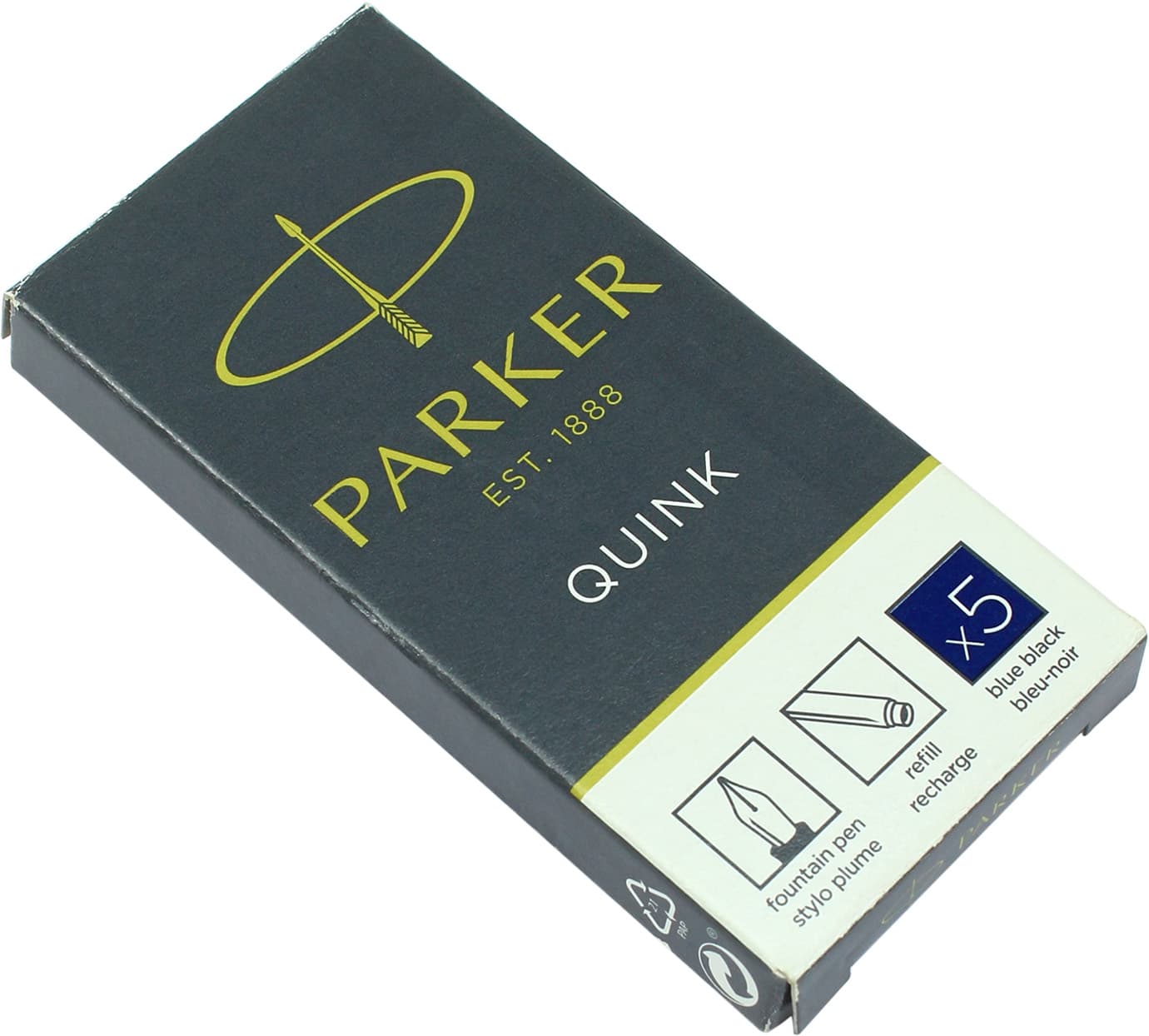 Картридж Parker Quink (5 шт) темно-синій 11410 BLB