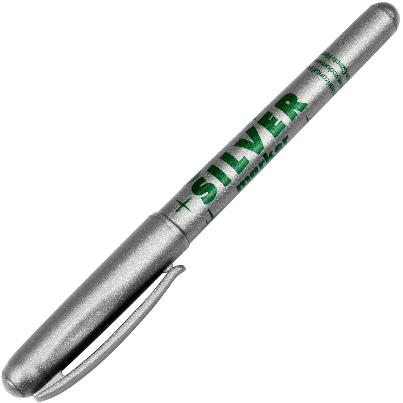 Маркер Centropen Silver 1мм серебристый (10) 2670