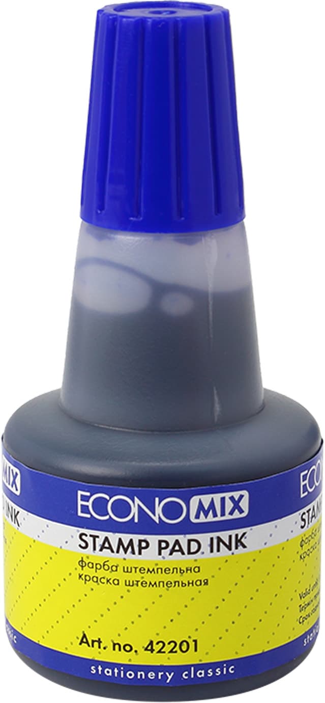 Штемпельна фарба Economix синя (12) (360) E42201-02