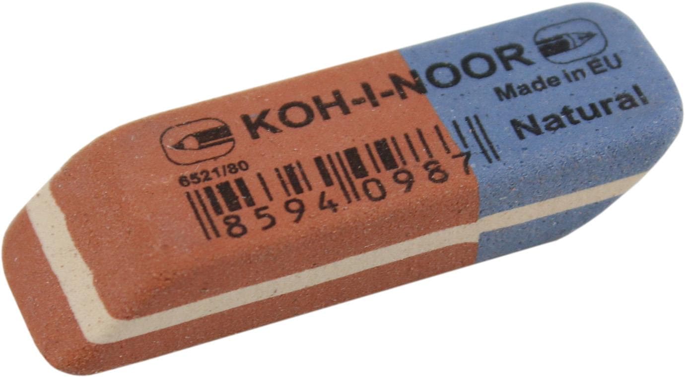 Ластик Koh-i-noor Blue Star красно-синий (84) (672) 6521/80