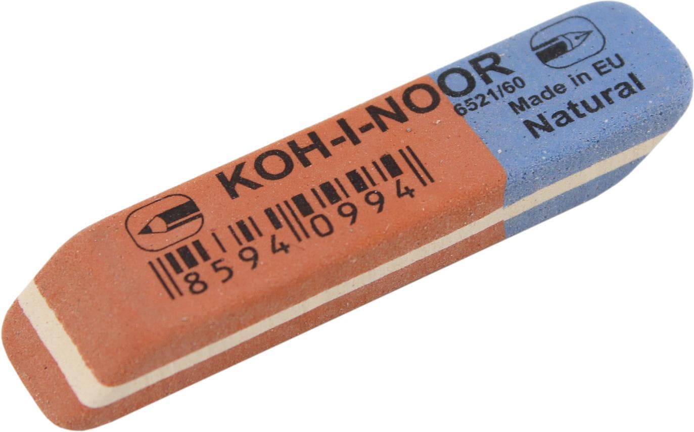 Ластик Koh-i-noor Blue Star красно-синий (56) (448) 6521/60