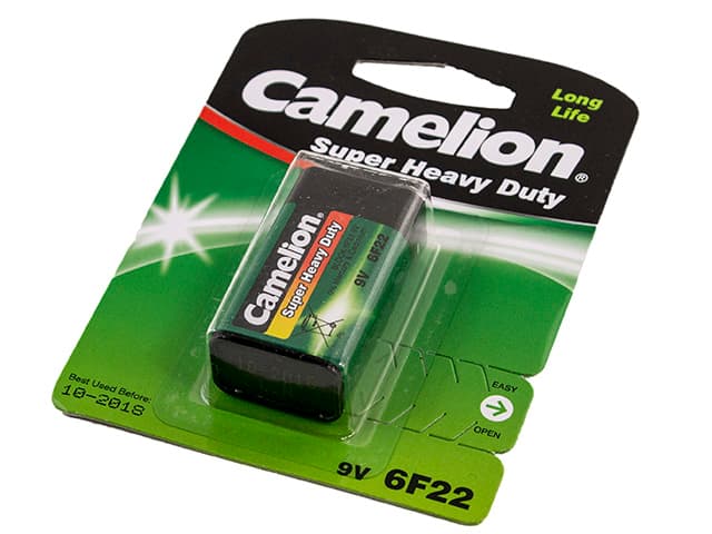 Батарейка Camelion 6F22/1bl крона green (1) (12) (240)