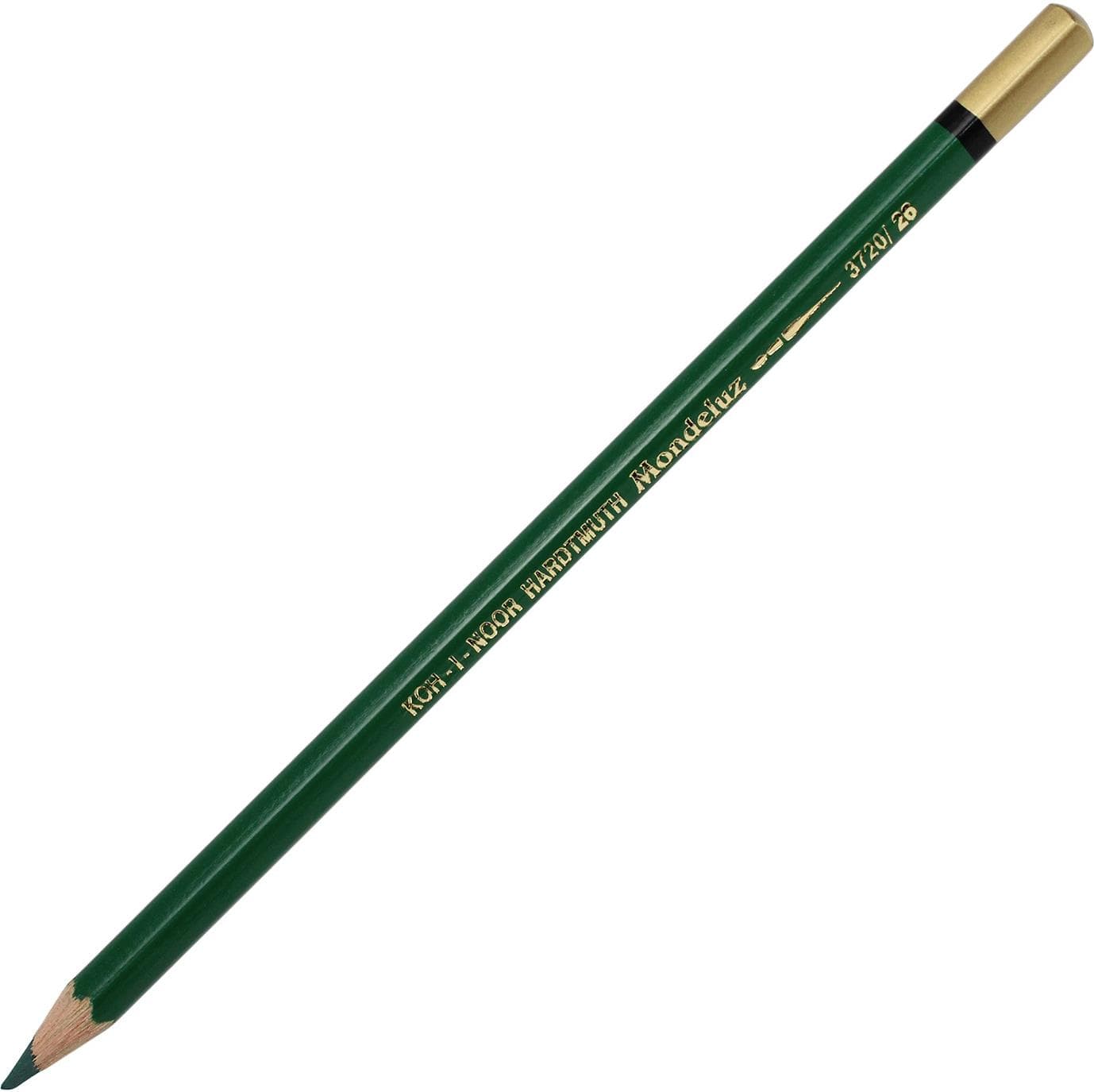 Олівець кольоровий акварельний Koh-i-noor Mondeluz dark green/темно-зелений 3720/26