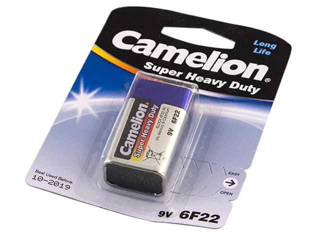 Батарейка Camelion 6F22/1bl крона blue (1) (12) (240)