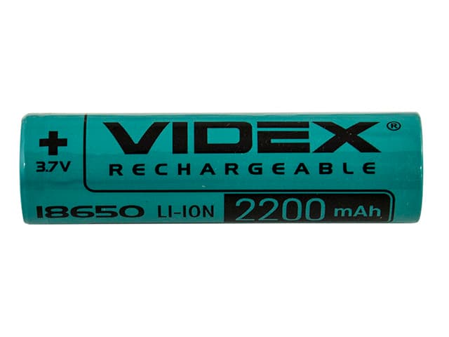Акумулятор Videx Li-ion 18650-R, 2200 mAh