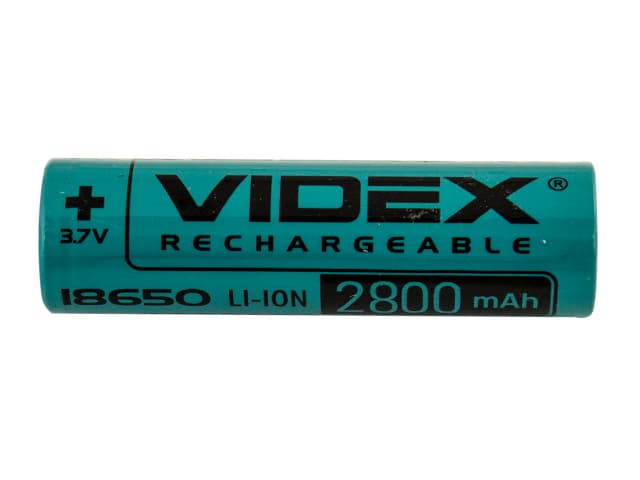 Акумулятор Videx Li-ion 18650-R, 2800 mAh