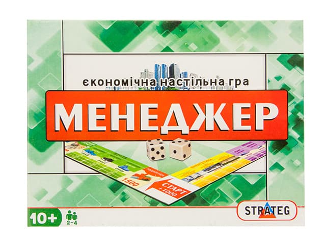 Гра Менеджер Strateg велика 40х26х5см (10) 485/30453