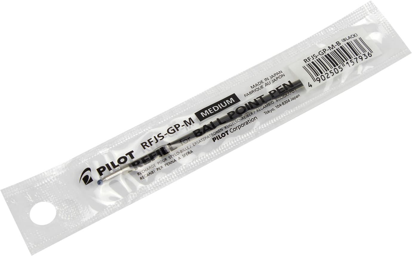 Стержень шариковый Pilot 1,0мм черный для BPAB-15F (12) RFJ-GP-M-B 