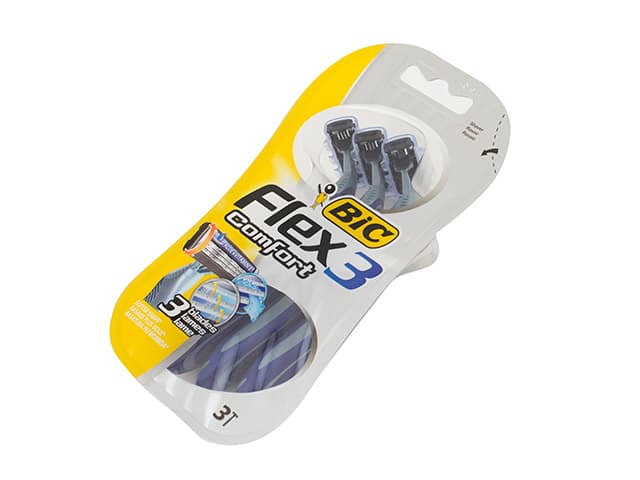 Станок одноразовий Biс Flex3 Comfort 3 шт на блістері (4) 3786