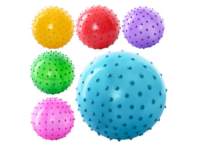 Мяч массажный 3, 20г, 6 цветов, ПВХ (250) MS-0021