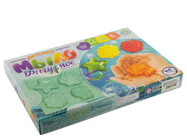 Набор креативного творчества Детское фигурное мыло DankoToys маленький (12) DFM-01-01,02