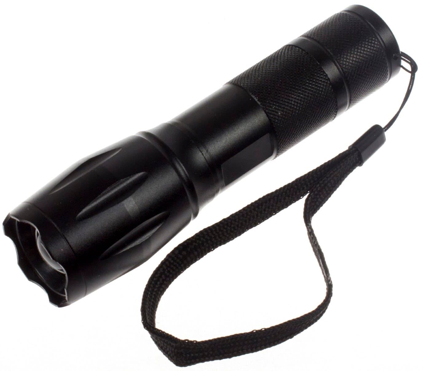 Ліхтар на акумуляторі металевий Police 30000 W і мережевий зарядний пристрій Zoom BL-1831-T6