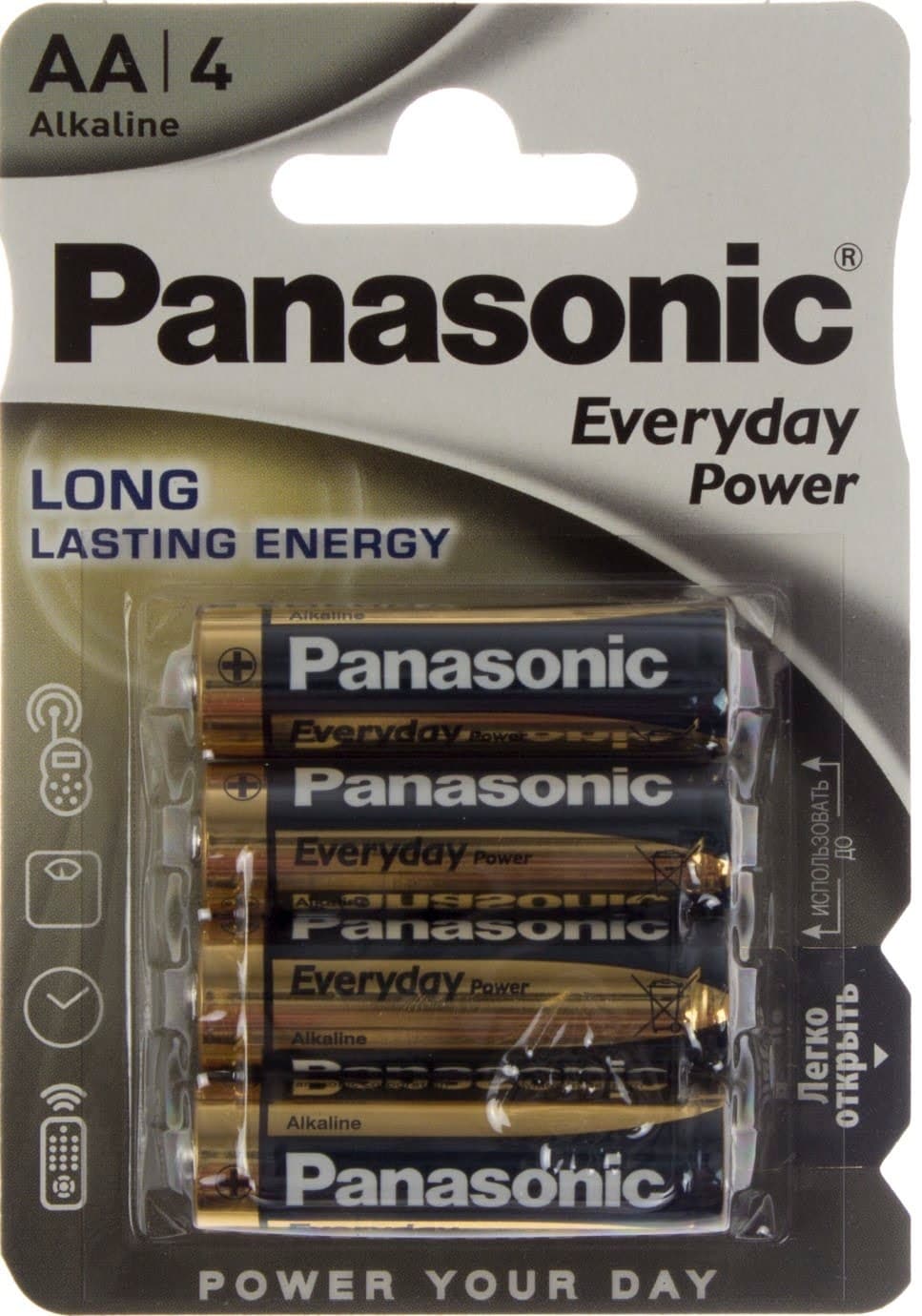 Батарейки Panasonic Everyday Power LR-06 блистер 4 шт (12) (60)