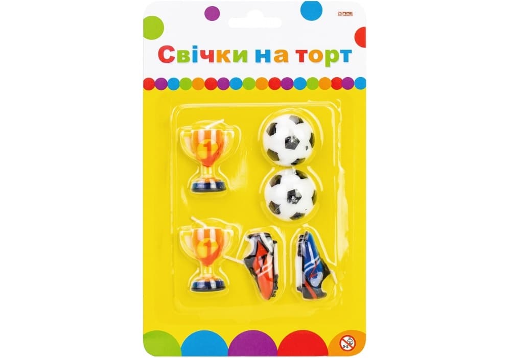 Набор свечей Футбол 6 шт (24) MX624032