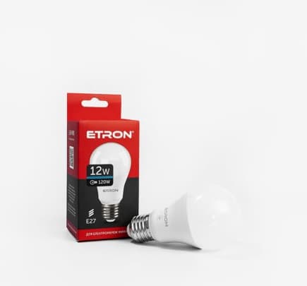 Лампа Etron Light Power LED 1-ELP-093 A60 12 Вт 6500 K Е27 (10)