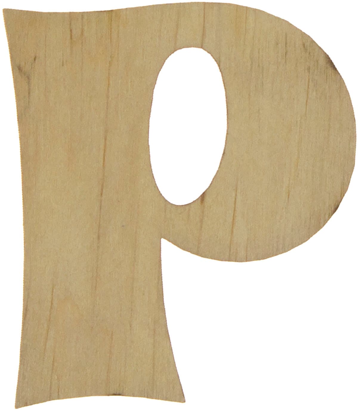 Заготовка фанера буква английская p h6см (5)