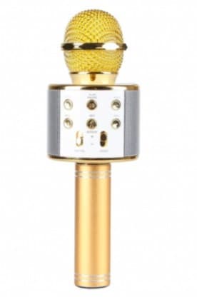 Мікрофон на акумуляторі 23 см,Bluetooth,TFслот,USB зарядка,в коробці,9,5 х25х8,5 см,3 кольои (20) WS858