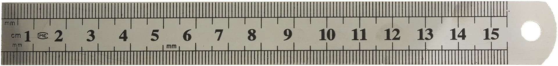 Линейка метал. 15см (0,3S) №1018-15(20)