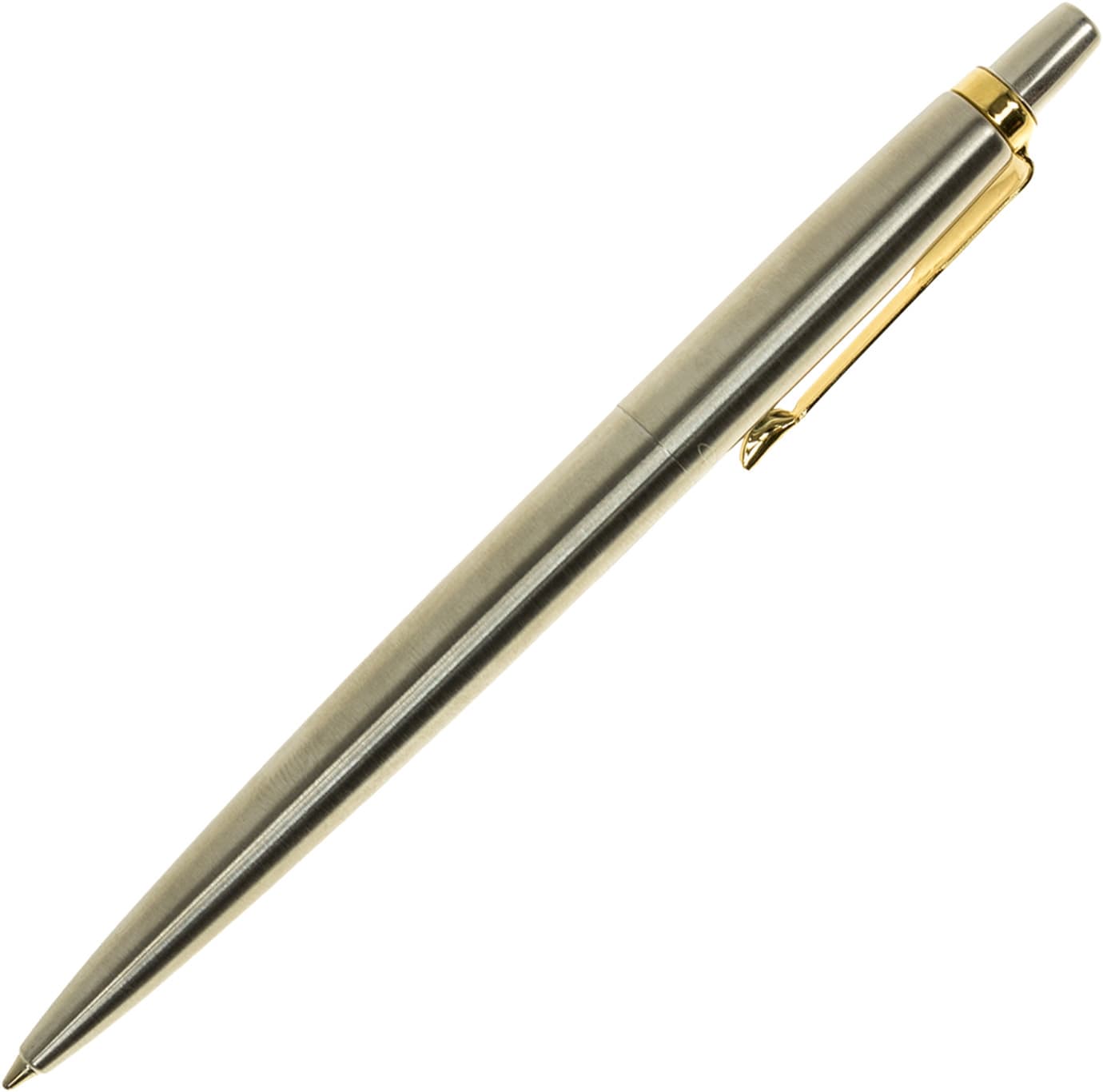 Ручка кулькова Parker Jotter сталь з позолотою Тризуб золота №16032_T001g