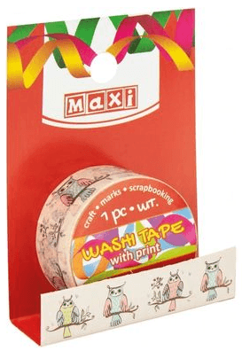 Стрічка декор. "Maxi" з принтом 20ммх2м №MX62002(20)