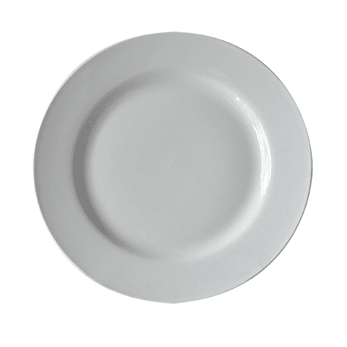 Тарілка обідня керам. біла 9" 23см №30002-008/S&T/(40)