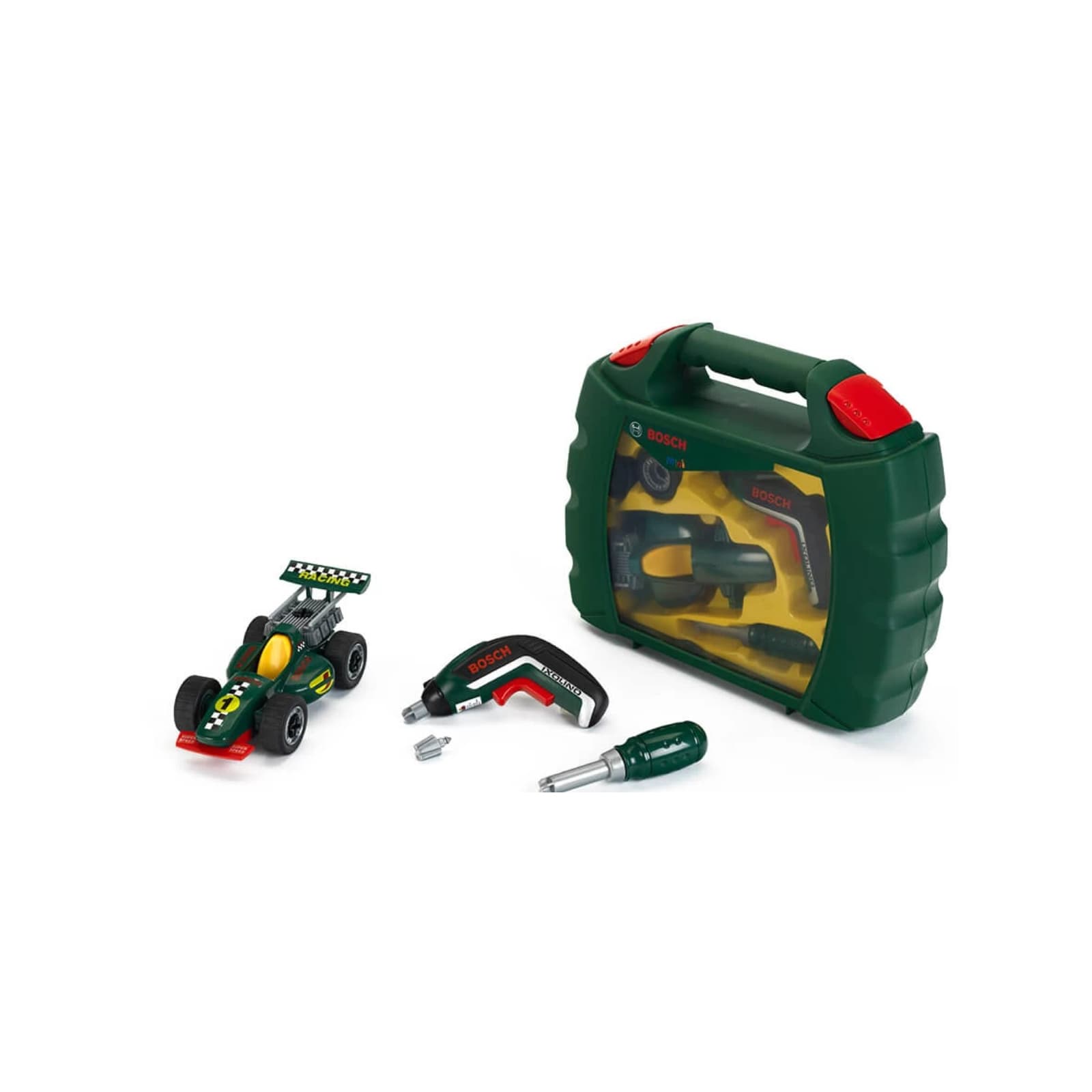 Ящик с инструментами "Bosch" Grand Prix,шуруповёрт Bosch Ixolino II №8395