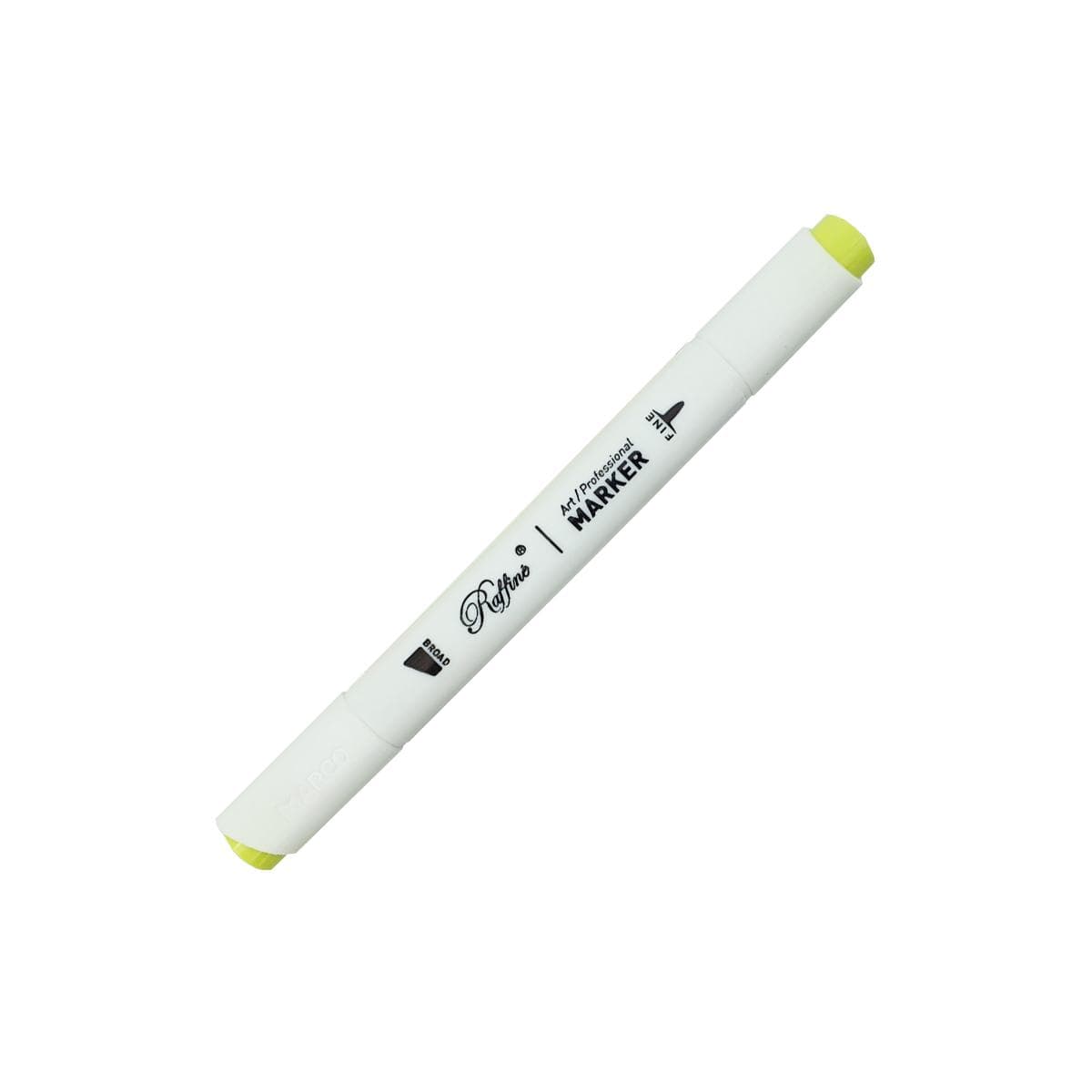 Маркер-скетч двостор. "Marco" Yellow green №7800-6CD/G804(6)