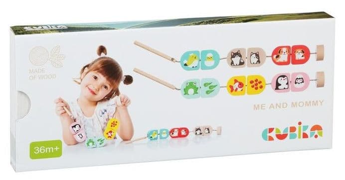 Игрушка деревянная Шнуровка силянки Моя семья №15573