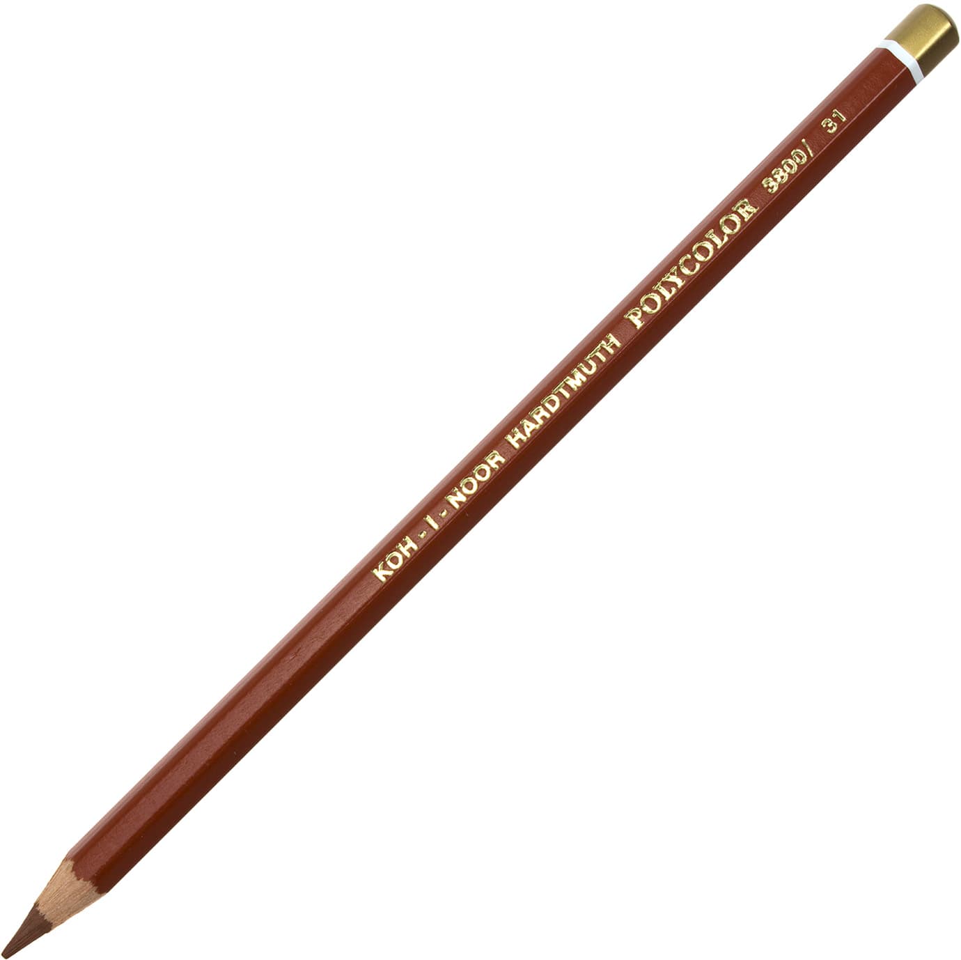 Олівець кольоровий Koh-i-noor Polycolor художній light brown/світло-коричневий (12) 3800/31