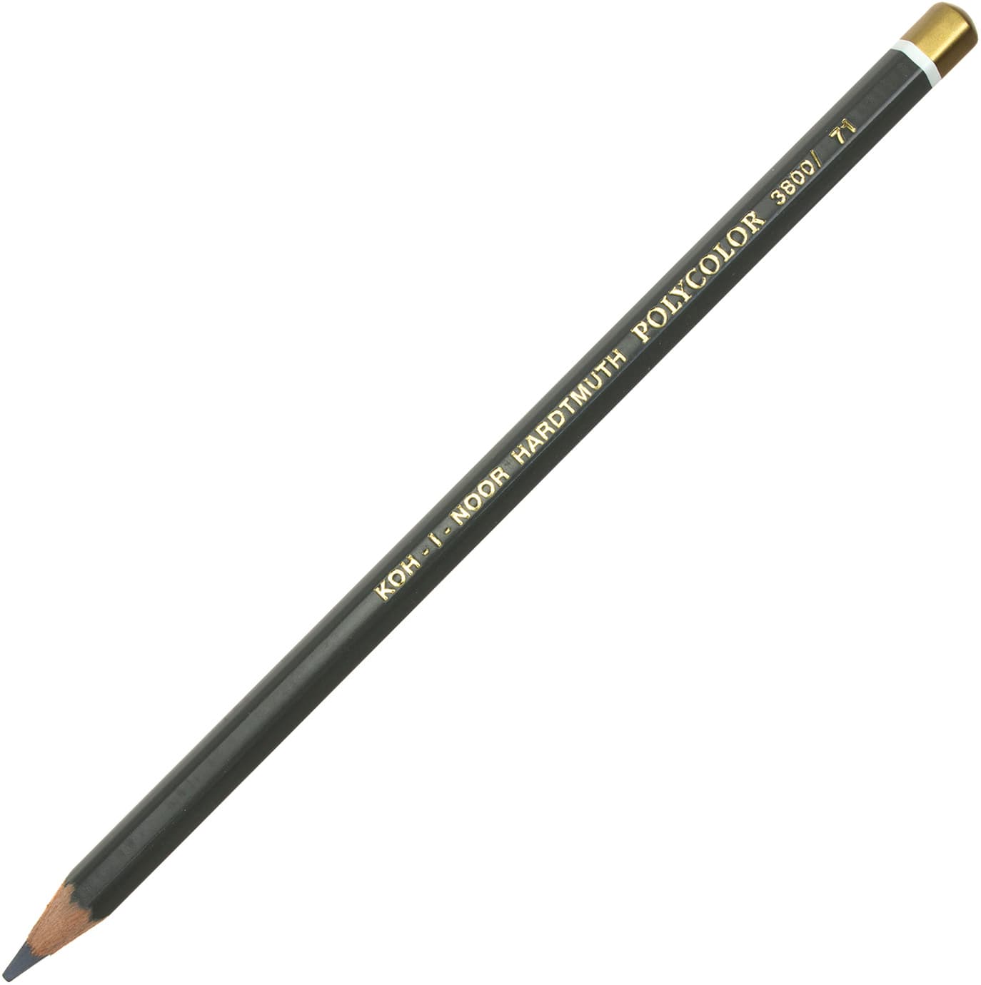 Олівець кольоровий Koh-i-noor Polycolor художній medium grey / середній сірий (12) 3800 / 71