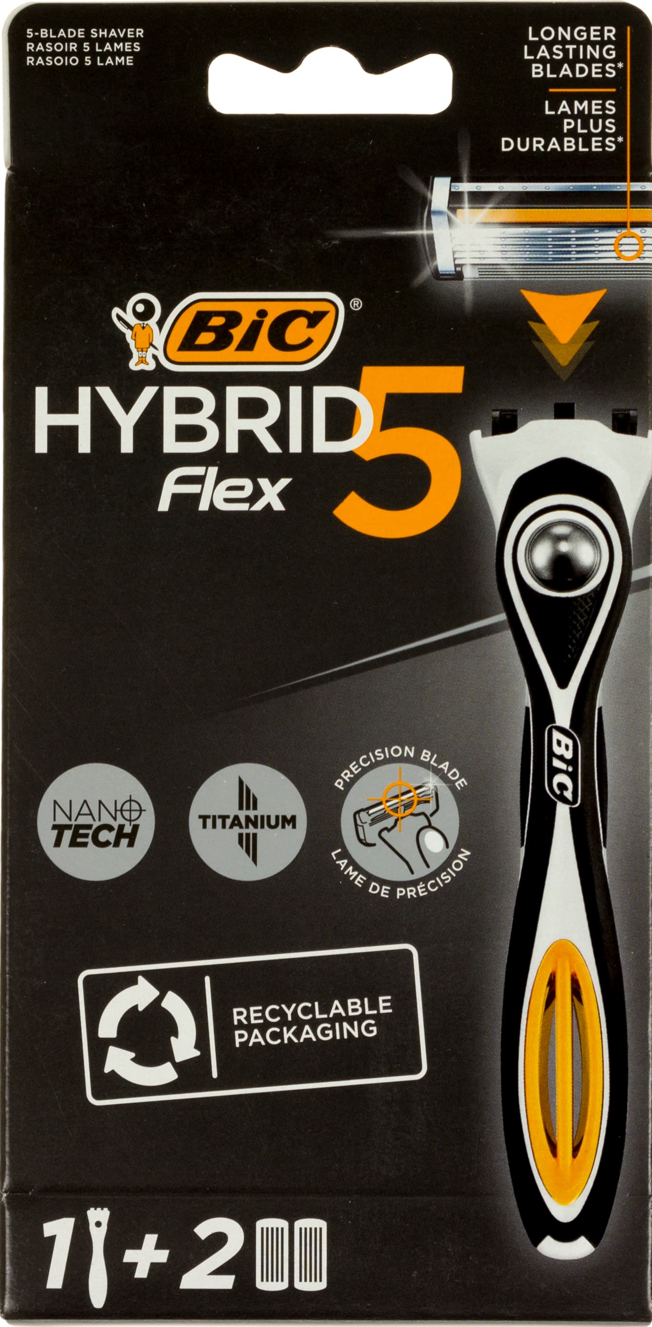 Станок Biс Flex3  Гібрид 2 картриджа на блістері №4922  