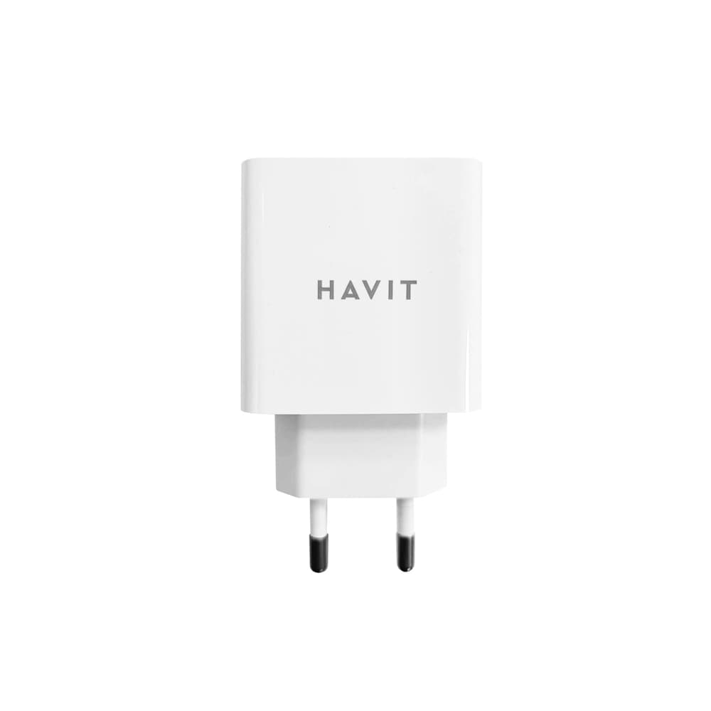 Зарядное устройство Havit USB быстрая зарядка 3.0, white №HV-UC1015