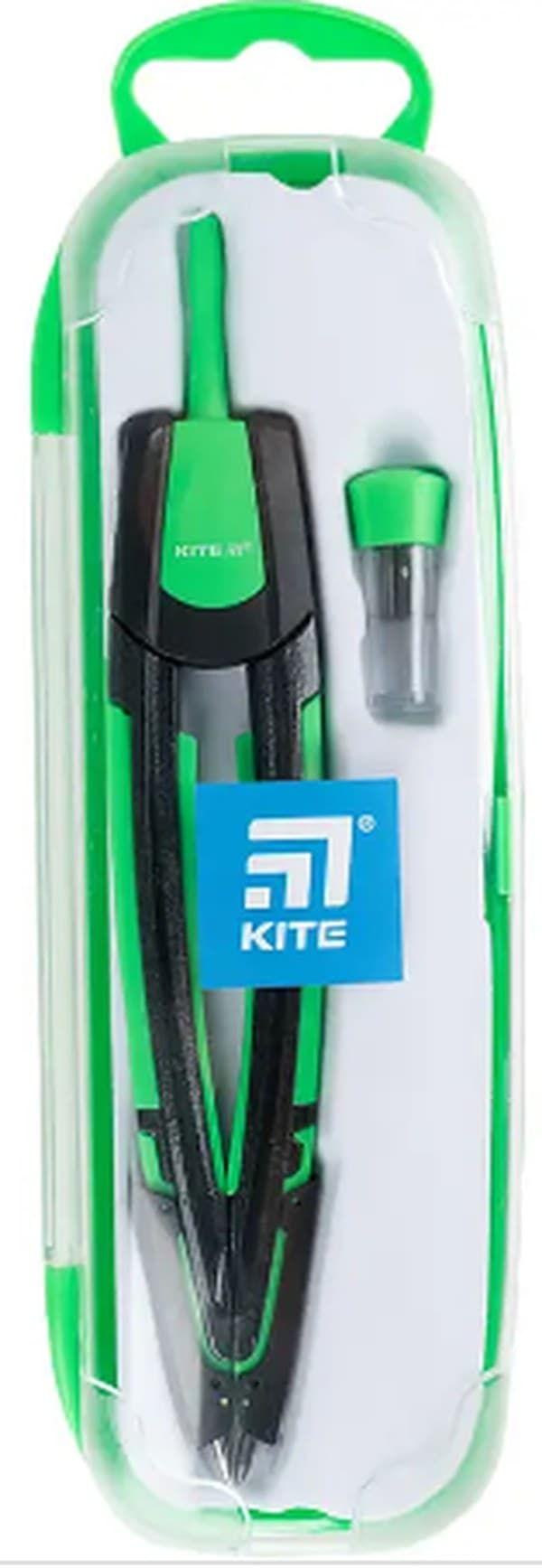  Циркуль Kite с грифелем салатовый, в футляре №K21-388-09/5899