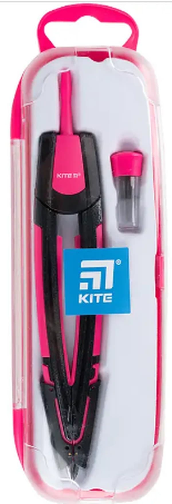  Циркуль Kite с грифелем розовый, в футляре №K21-388-10/5868