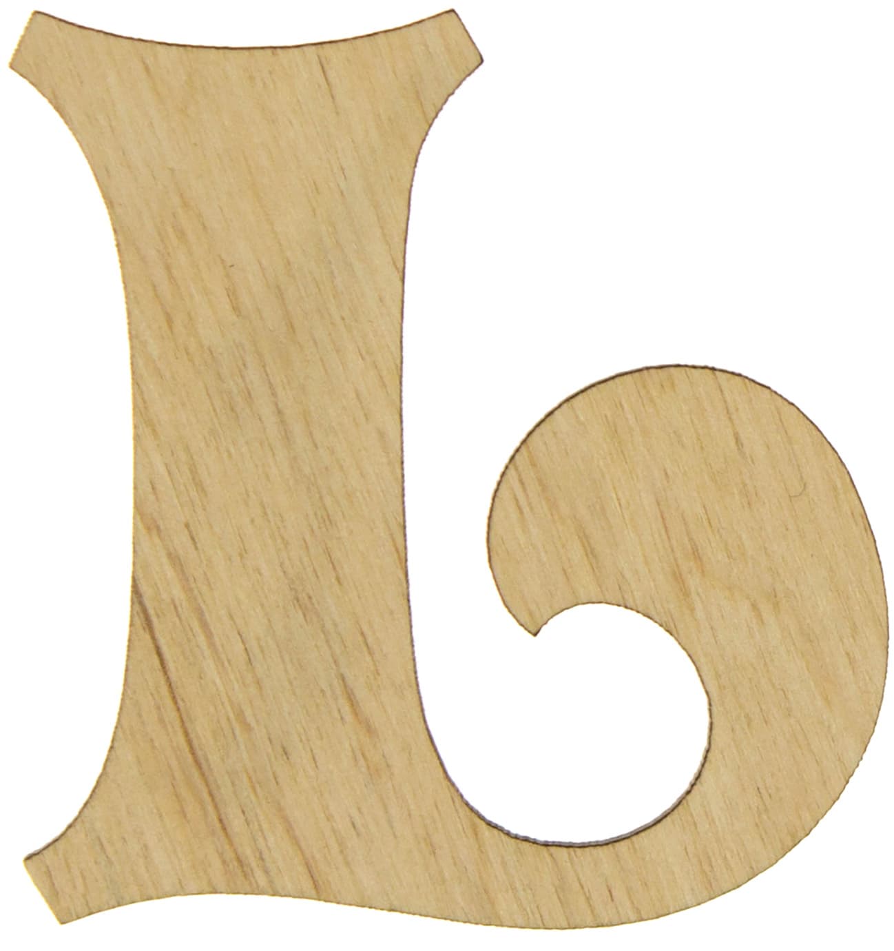 Буква английская 6см L фанера (5)