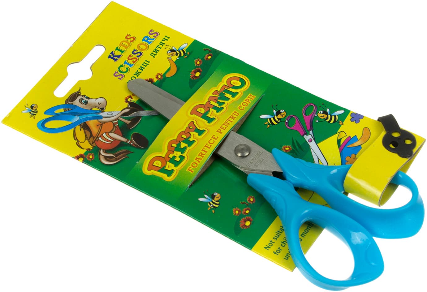 Ножницы детские SF Peppy Pinto 13,5см (12) (360) 1007B/Y510007-5