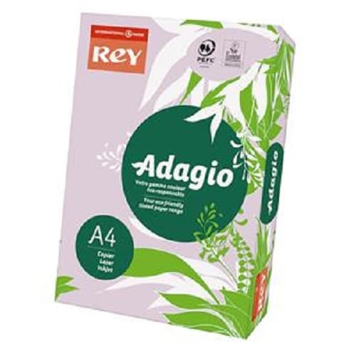 Папір кольоровий А4 80 г/м2 интенсив Rey Adagio Lilac 28 бузковий (10)