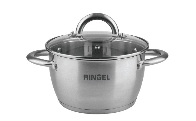Каструля нержавіюча Ringel Bonn 18 см 2,6 л з кришкою (6) №RG-2003-18