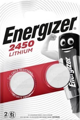 Батарейка Energizer Lithium CR2450 / 2bl (20)