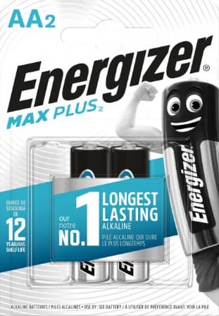 Батарейки Energizer MaxPlus LR-06 / блістер 2 шт (12)