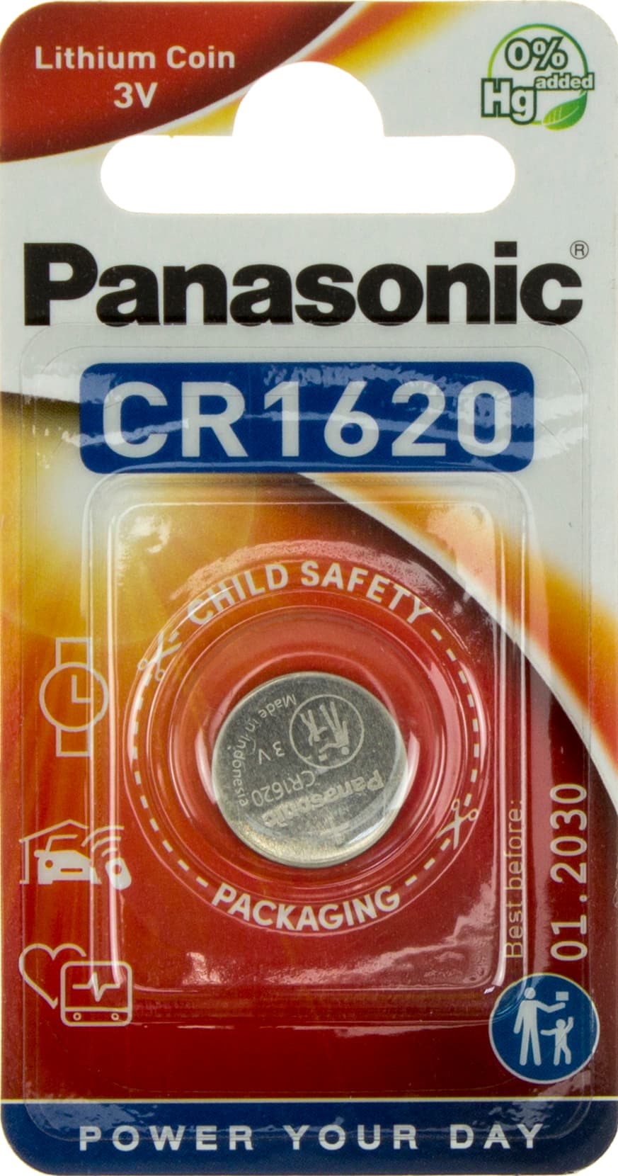 Батарейка Panasonic CR-1 620/1bl 3V lithium