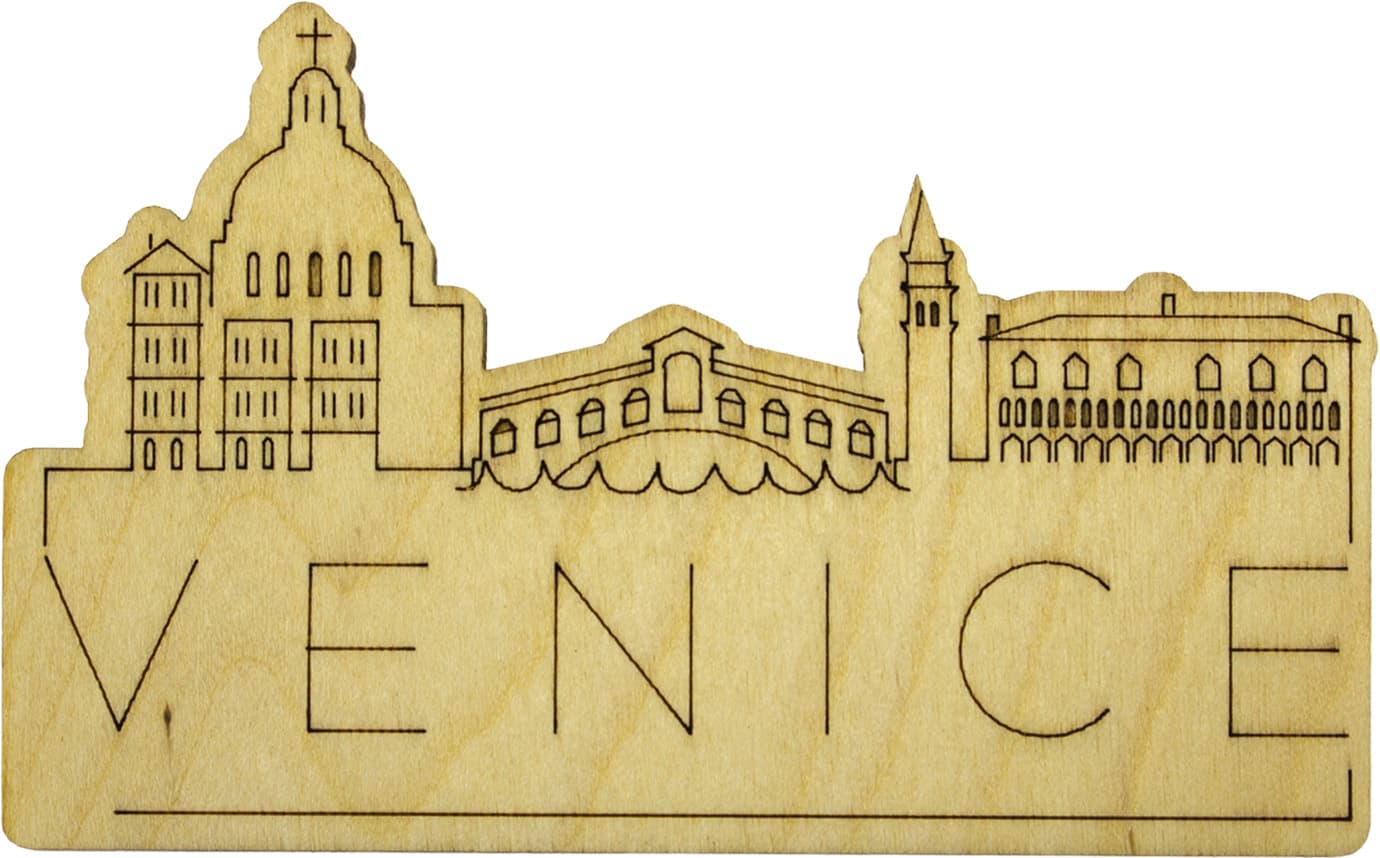 Магнит Venice 6х10см фанера ассорти (5)