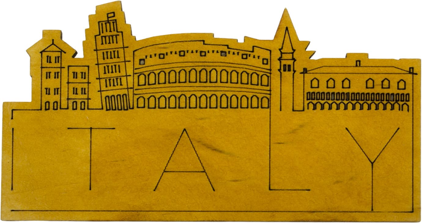 Магнит Italy 5х10см фанера ассорти (5)